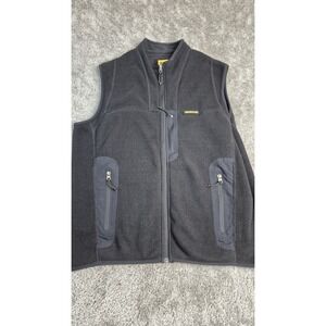 Caterpillar CAT Mens Fleece Vest Mens Large Dark Heather Grey